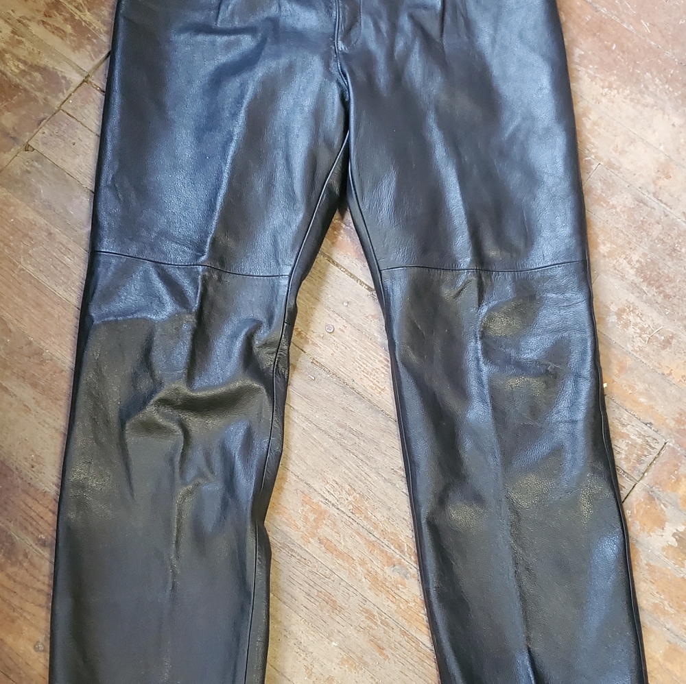 Vintage Reed Sportswear Leather Pants